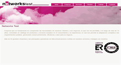 Desktop Screenshot of networkstest.com