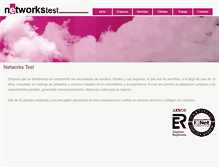 Tablet Screenshot of networkstest.com